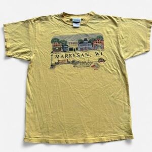 Vintage 97’ WI Graphic Tee with Floral Design